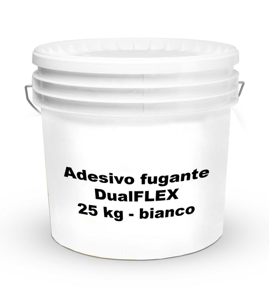 Adesivo fugante Dualflex 25 Kg Bianco